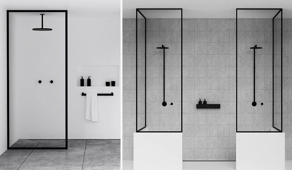 minimalist-open-shower