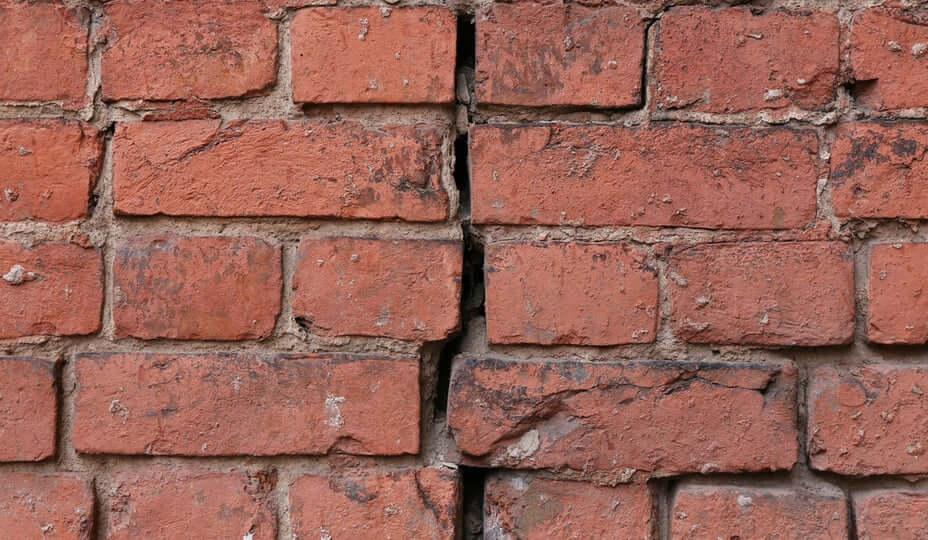 bulging brick