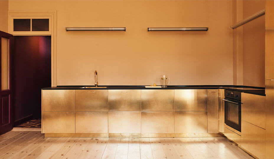 kitchen-with-gold-cabinetry