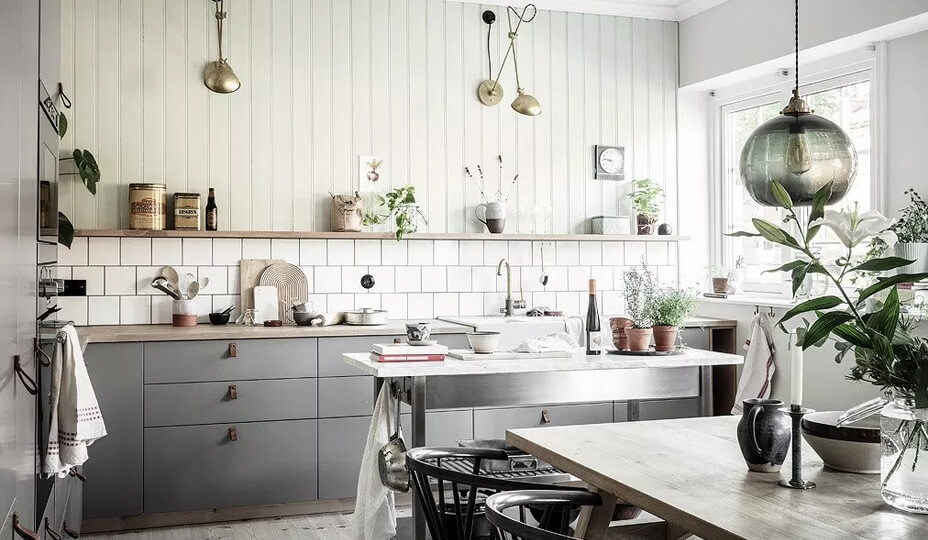kitchen-with-light-green-wall