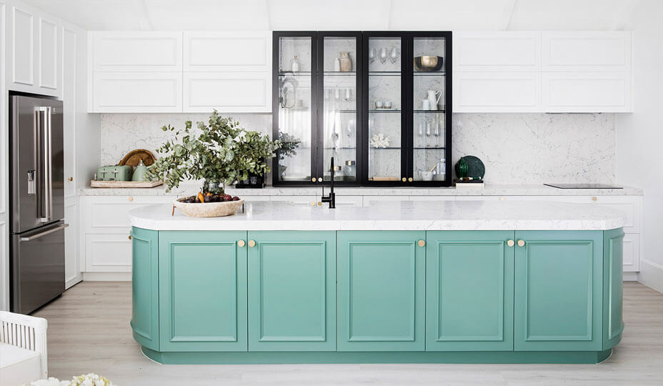 kitchen-with-turquoise-island
