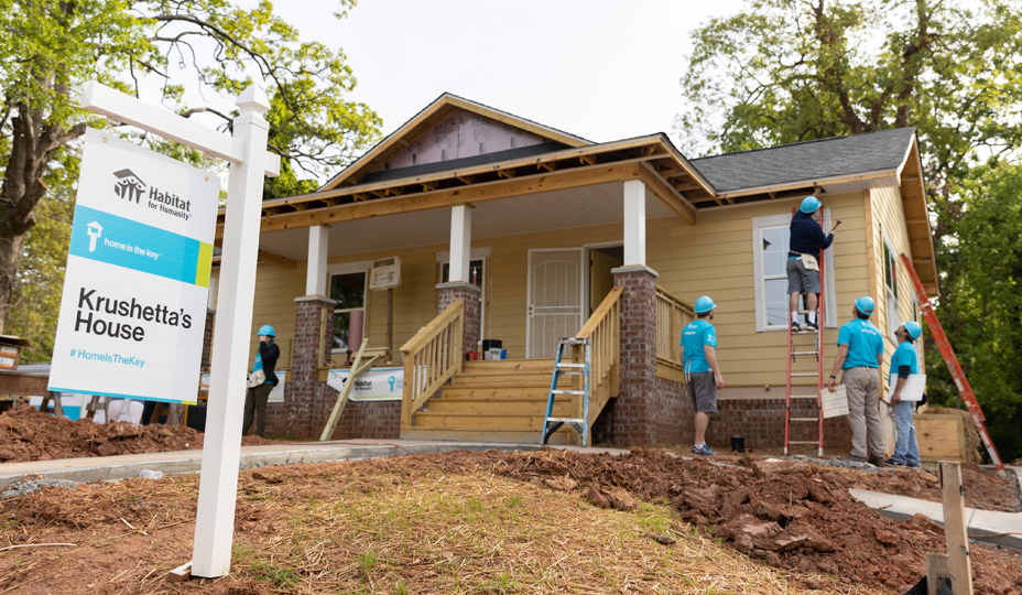 house build by habitat for humanity for family