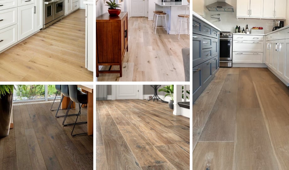 Engineered wood kitchen flooring