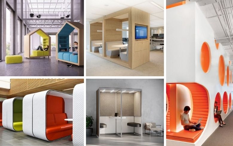 Accoustic pods for commercial office