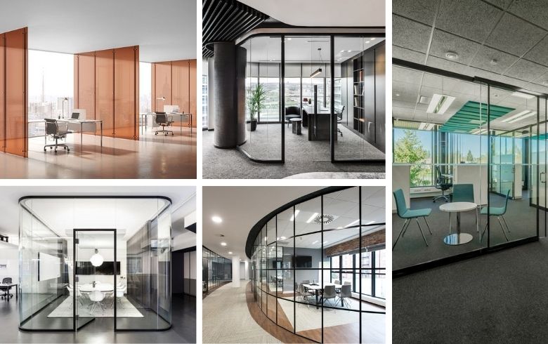 unique offices with glass