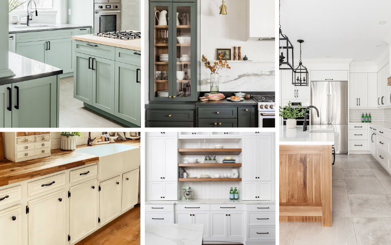 Neutral kitchens with waterborne cabinets