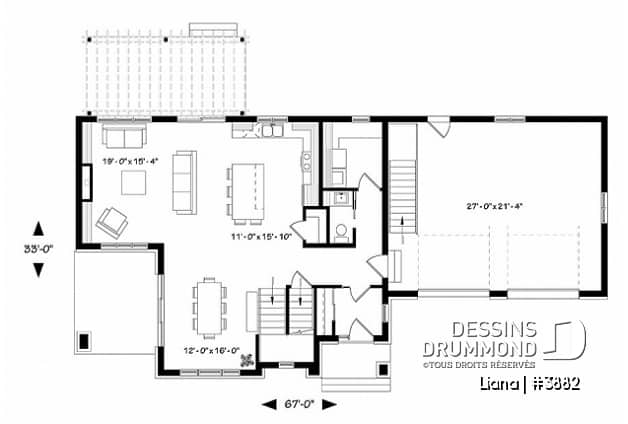 LIANA second floor plan new house dessins drummond