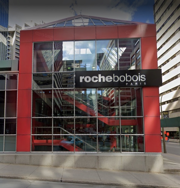 Façade du magasin Roche Bobois à Montréal