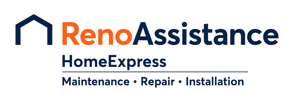 A look at the HomeExpress logo, the new online referral service now offered by RenoAssistance.